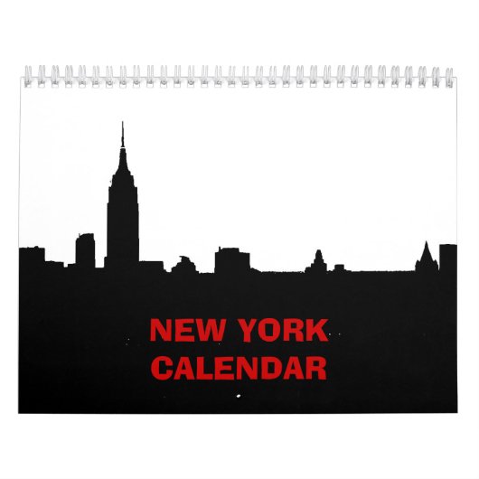 New York (Schwarz & Weiß) Kalender (Titelbild)