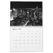 New York (Schwarz & Weiß) Kalender (Feb 2027)