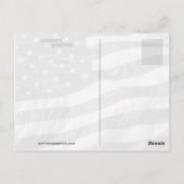New York Schwarz-Weiß Postkarte (Rückseite)