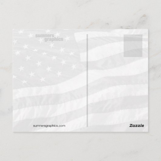 New York Schwarz-Weiß Postkarte (Rückseite)