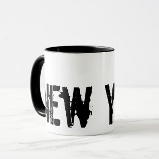 New York - Schwarz-Weiß-Tasse im urbanen Stil Tasse
