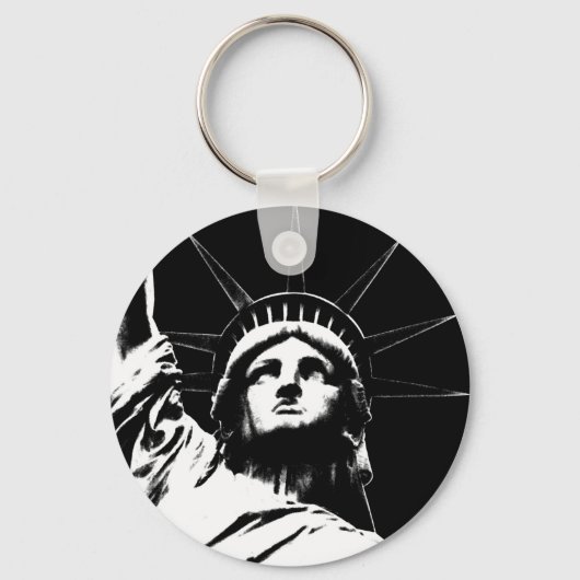 New York Sehenswürdigkeiten Key Chain New York Sou Schlüsselanhänger (Vorderseite)