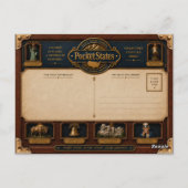 New York Shadow Box 3D Figurine Zustand Postkarte (Rückseite)