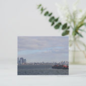 New York Shipping Postcard Postkarte (Stehend Vorderseite)