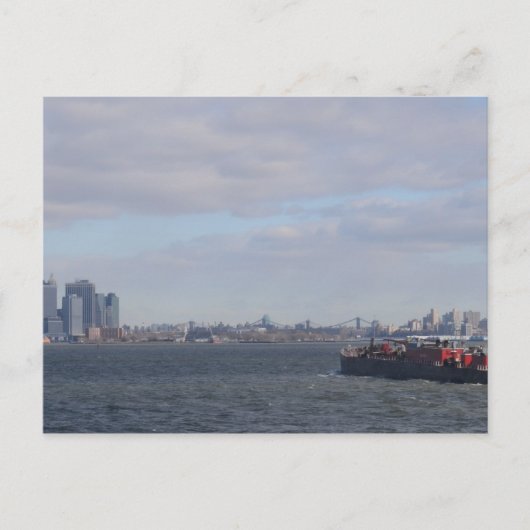 New York Shipping Postcard Postkarte (Vorderseite)