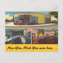 New York, Sideshow Bar & Restaurant Postkarte