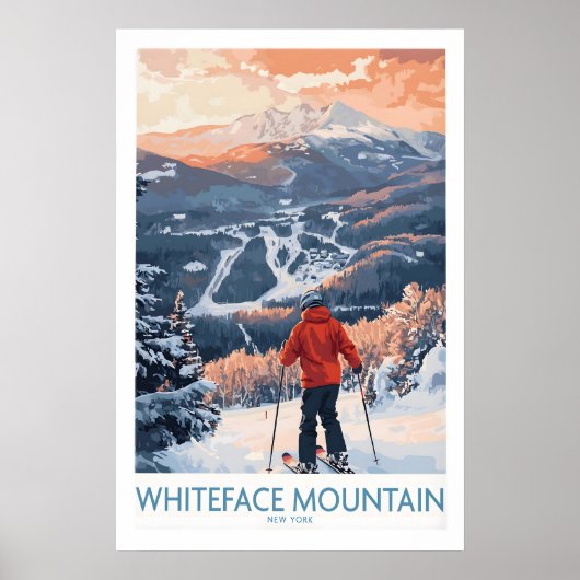 New York Ski Print 1 Poster (Vorne)