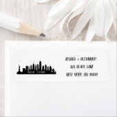 New York Skylin Silhouette Black (Insitu)