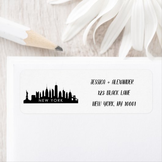 New York Skylin Silhouette Black (Insitu)