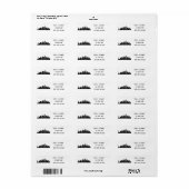 New York Skylin Silhouette Black (Vorne)