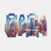 New York Skyline Abstrakt Art Geschenkschachtel (Ungefaltet)