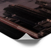 New York Skyline Alight Poster (Ecke)