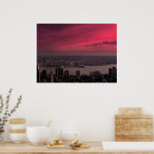 New York Skyline Alight Poster (Küche)