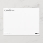 New York Skyline bei Dämmerung mit Fährschiff Postkarte (Rückseite)