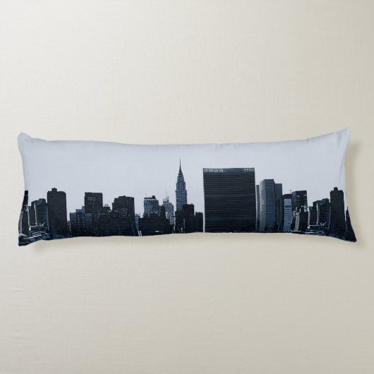 New York Skyline Body Pillow Seitenschläferkissen (Rückseite)