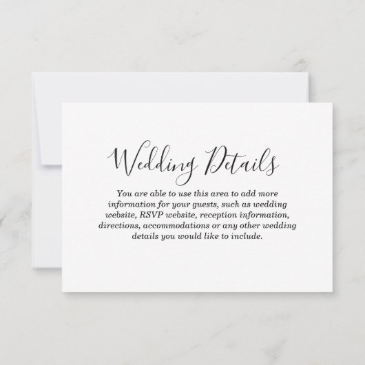 New York Skyline Brooklyn Wedding Reception Detail Einladung (Rückseite)