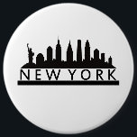 New York Skyline Button<br><div class="desc">New York Skyline</div>