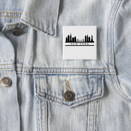 New York Skyline Button (Beispiel)