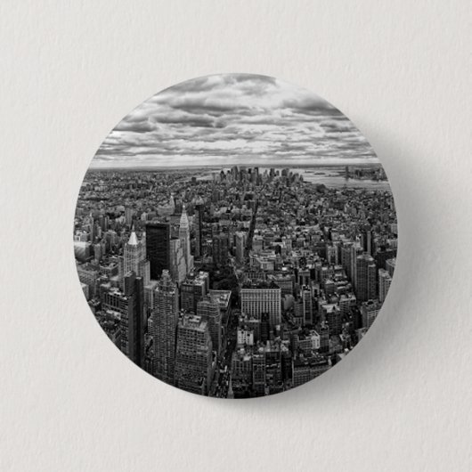 New York Skyline Button (Vorderseite)