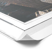 New York Skyline City View Fake Window Poster (Ecke)