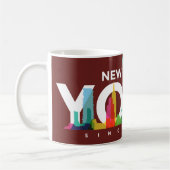 New York Skyline Coffee Tasse (Links)