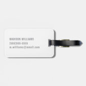 New York Skyline Colored Gebäude Gepäckanhänger (Rückseite horizontal)