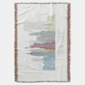 New York Skyline Decke (Vorderseite Vertikal)