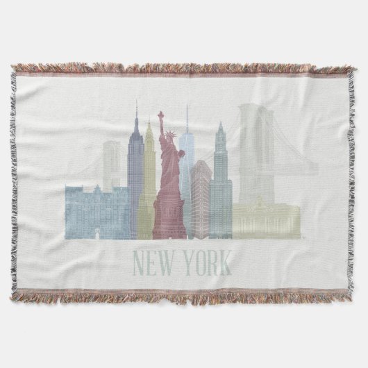 New York Skyline Decke (Vorderseite)