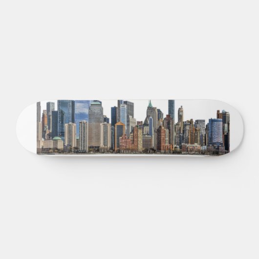 New York Skyline Design Skateboard (Horizontal)