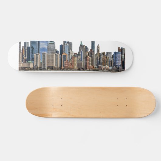 New York Skyline Design Skateboard (Horizontal)
