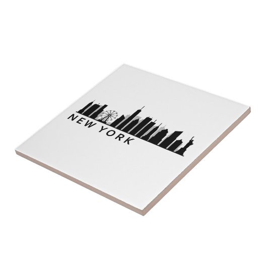 New York Skyline Fliese (Seite)
