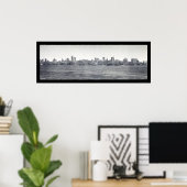 New York Skyline Foto 1900 Poster (Heimbüro)