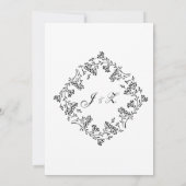 New York Skyline Hochzeitseinladung Einladung (Rückseite)