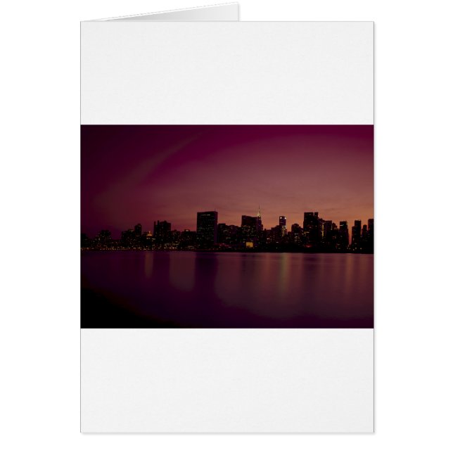 New York Skyline in Dusk (Vorne)