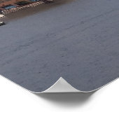 New York Skyline in Dusk Poster (Ecke)