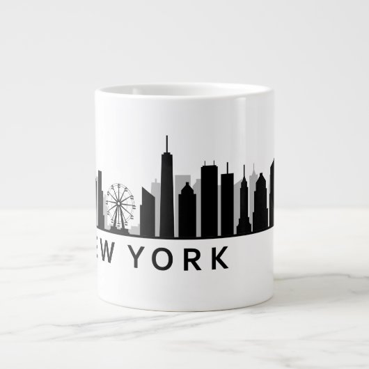 New York Skyline Jumbo-Tasse (Vorderseite)