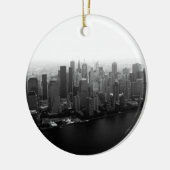 New York Skyline Keramikornament (Links)