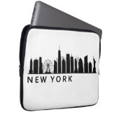 New York Skyline Laptopschutzhülle (Vorne Rechts)