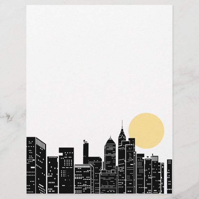 New York Skyline Letterhead (Vorderseite)