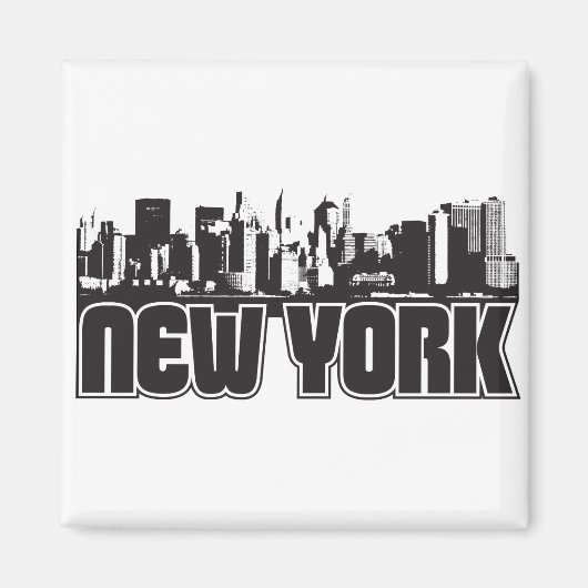 New York Skyline Magnet (Vorne)