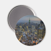 New York Skyline Magnet (Vorderseite/Rückseite)