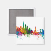 New York Skyline Magnet (Vorderseite/Rückseite)