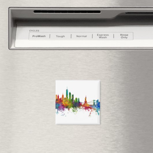 New York Skyline Magnet (In Situ (Geschirrspüler))