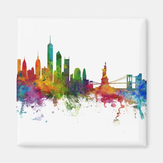 New York Skyline Magnet (Vorne)