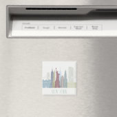 New York Skyline Magnet (In Situ (Geschirrspüler))