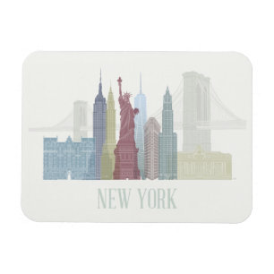 New York Skyline Magnet