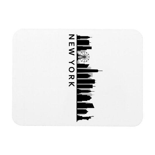 New York Skyline Magnet (Horizontal)