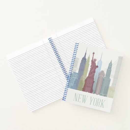 New York Skyline Notizblock (Innenseite)
