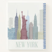New York Skyline Notizblock (Rückseite)