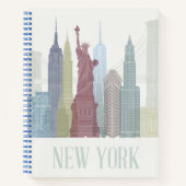New York Skyline Notizblock (Vorderseite)